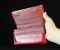 Жіночий лаковий шкіряний гаманець Kochi червоний